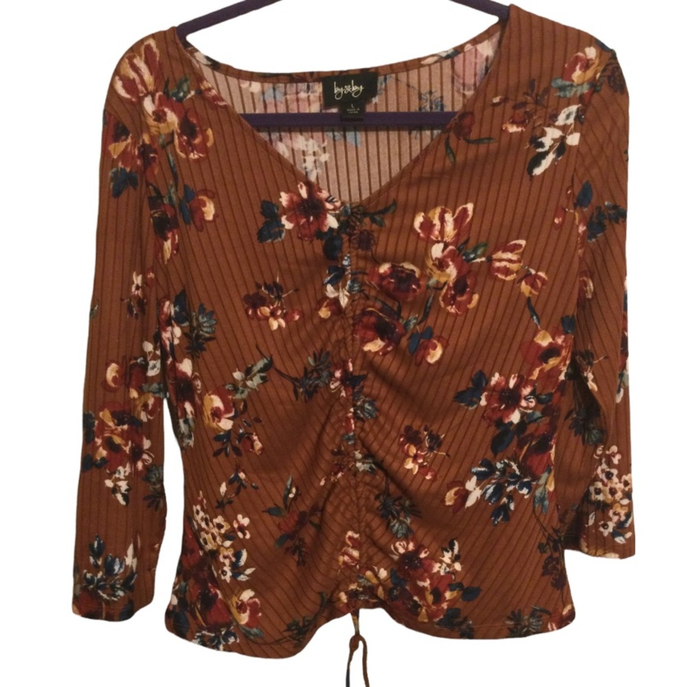 By&by floral blouse Large
